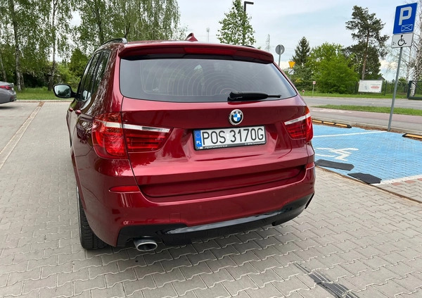 BMW X3 cena 65000 przebieg: 252000, rok produkcji 2012 z Ścinawa małe 232